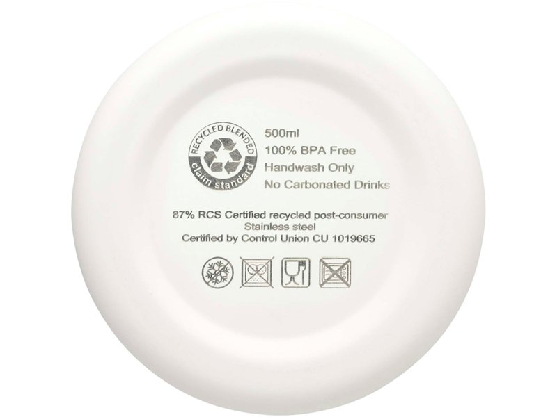 Spring 500 ml RCS-gecertificeerde gerecyclede roestvrijstalen koperen vacuümgeïsoleerde fles
