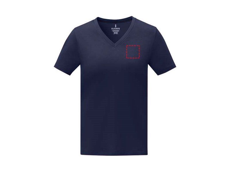 Somoto Dames T-shirt met V-hals en korte mouwen Somoto Dames T-shirt met V-hals en korte mouwen