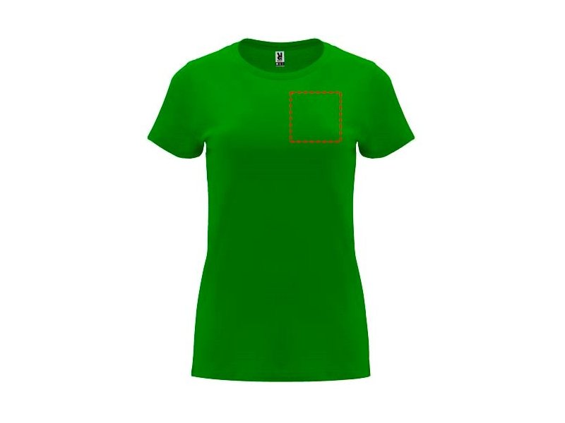 Capri damesshirt met korte mouwen Capri damesshirt met korte mouwen