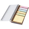Spinner notitieboek met gekleurde sticky notes