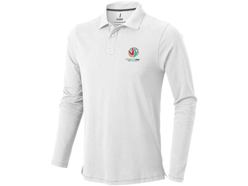 Oakville heren polo met lange mouwen Oakville heren polo met lange mouwen