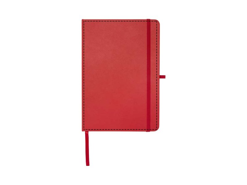 Teak A5 gerecycled notitieboek met harde kaft en gelinieerde pagina's Teak A5 gerecycled notitieboek met harde kaft en gelinieerde pagina's