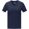Somoto Dames T-shirt met V-hals en korte mouwen