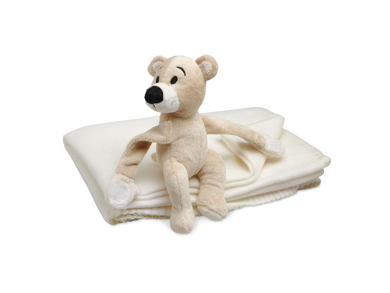 Fleece deken met beer Fleece deken met beer