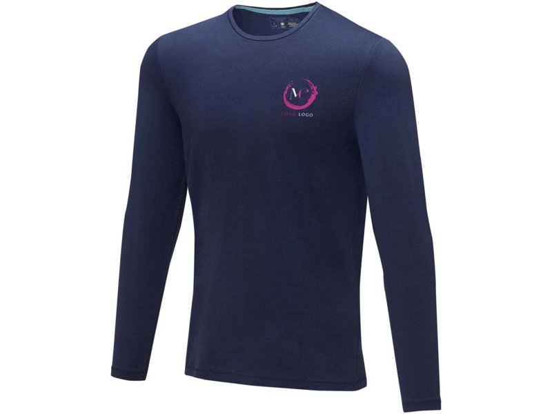 Ponoka heren t-shirt met lange mouwen