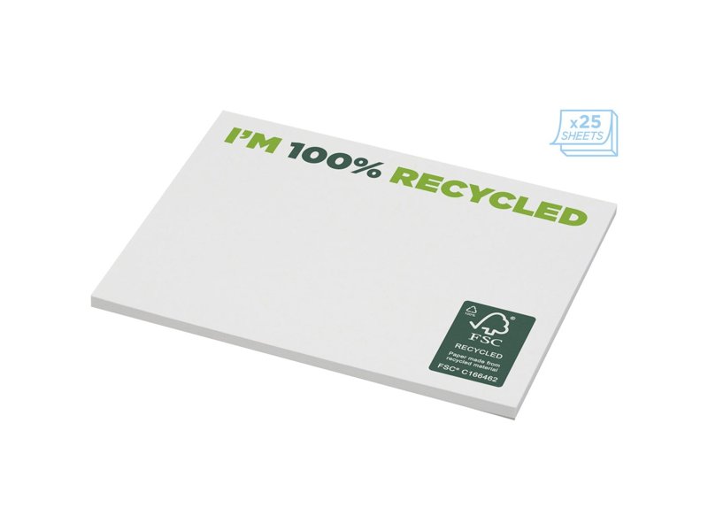 Sticky-Mate® gerecyclede sticky notes 100 x 75 mm Sticky-Mate® gerecyclede sticky notes 100 x 75 mm