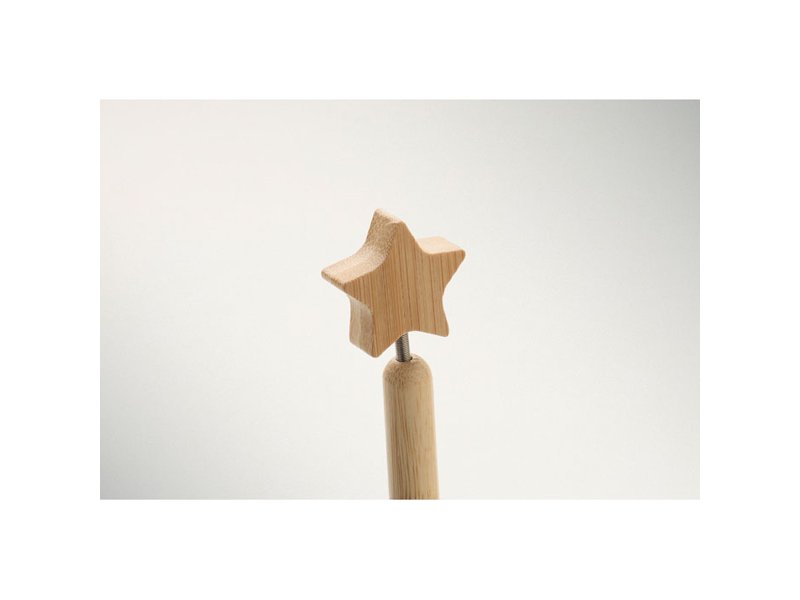 STARPEN - Bamboe balpen ster detail