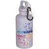 Oregon 400 ml effen waterfles van RCS gecertificeerd gerecycled plastic met karabijnhaak Oregon 400 ml effen waterfles van RCS gecertificeerd gerecycled plastic met karabijnhaak