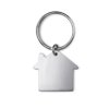 Metalen sleutelhanger huis