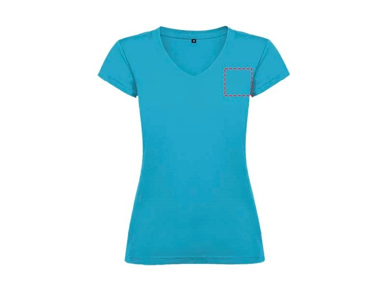 Victoria damesshirt met V-hals en korte mouwen Victoria damesshirt met V-hals en korte mouwen