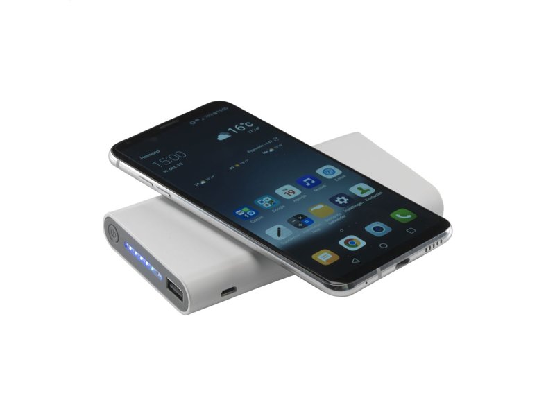 Wireless Powerbank 8000 C draadloze oplader bedrukken | Relatiegeschenk & promotieartikel