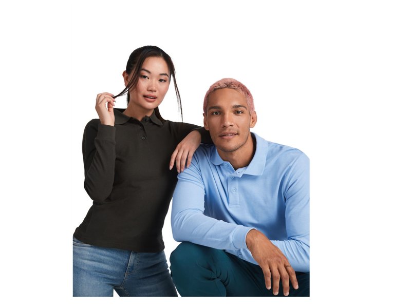 Estrella herenpolo met lange mouwen