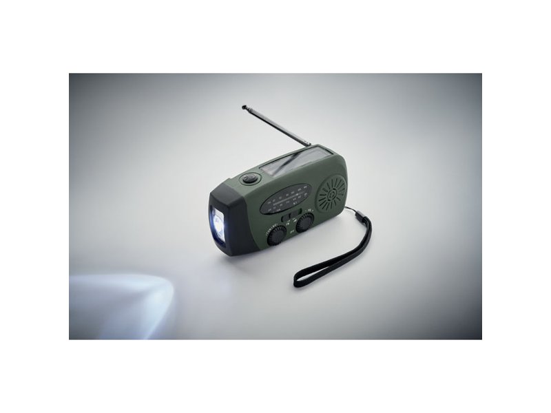 ONDA - Draagbare radio met LED lamp