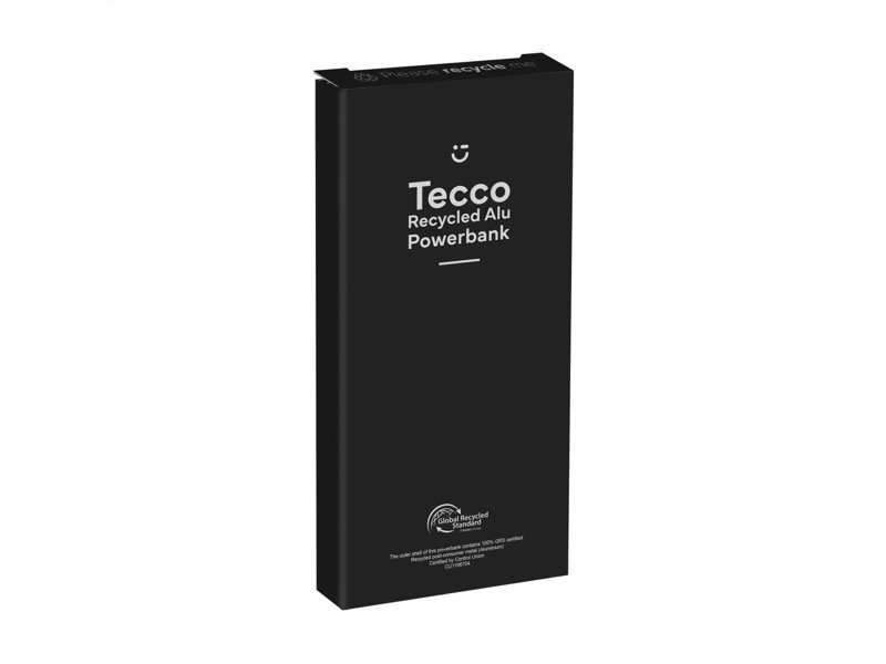 Tecco GRS Recycled Alu Powerbank 5000 externe oplader