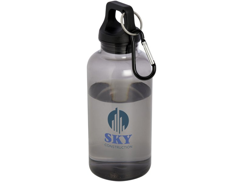 Oregon 400 ml waterfles van RCS-gecertificeerd gerecycled plastic met karabijnhaak