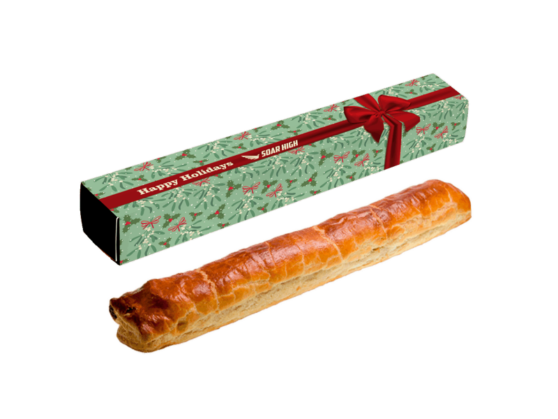 Roomboter Amandelstaaf met Logo | Luxe Sinterklaasgeschenk 250 Gram Roomboter Amandelstaaf met Logo | Luxe Sinterklaasgeschenk 250 Gram