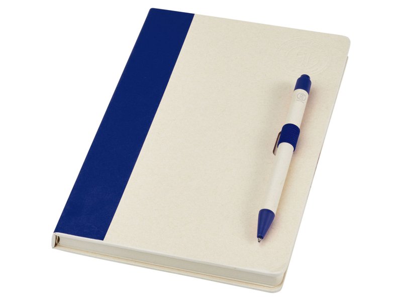 Dairy Dream set van referentie A5 notitieboek en balpen gemaakt van gerecyclede melkpakken Dairy Dream set van referentie A5 notitieboek en balpen gemaakt van gerecyclede melkpakken
