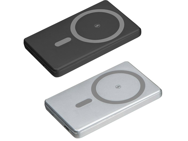 Handige externe oplader Donetsk 5.000 mAh bedrukt met logo als giveaway