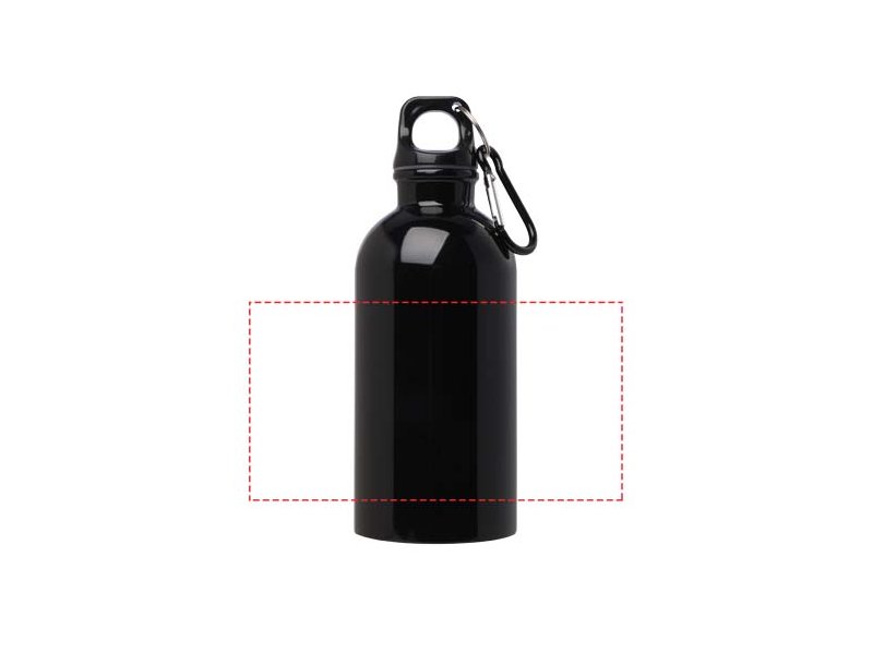 Oregon 400 ml RCS gecertificeerde enkelwandige roestvrijstalen waterfles met karabijnhaak Oregon 400 ml RCS gecertificeerde enkelwandige roestvrijstalen waterfles met karabijnhaak