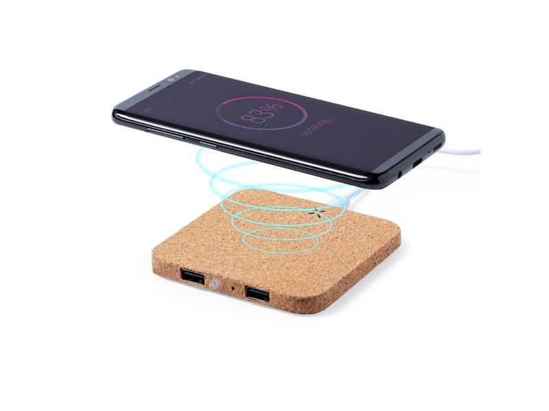 Compacte Oplader Kronex 2.100 mAh bedrukt met bedrijfslogo eco relatiegeschenk Compacte Oplader Kronex 2.100 mAh bedrukt met bedrijfslogo eco relatiegeschenk