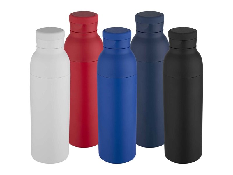 Illuminate 650 ml RCS gerecyclede roestvrijstalen dubbelwandige geïsoleerde waterfles