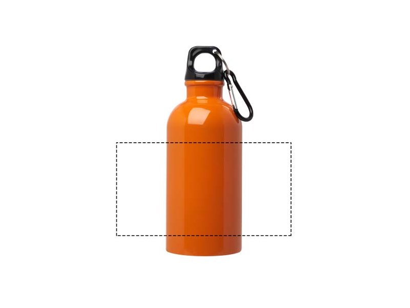 Oregon 400 ml RCS gecertificeerde enkelwandige roestvrijstalen waterfles met karabijnhaak Oregon 400 ml RCS gecertificeerde enkelwandige roestvrijstalen waterfles met karabijnhaak