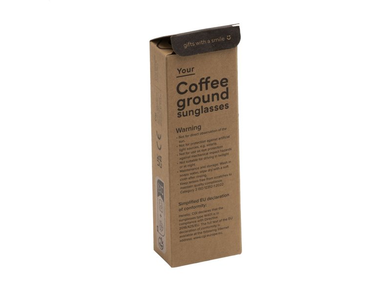 Coffee Ground Sunglasses zonnebril laten bedrukken – Duurzaam promotieartikel met logo | GiftsDirect Coffee Ground Sunglasses zonnebril laten bedrukken – Duurzaam promotieartikel met logo | GiftsDirect