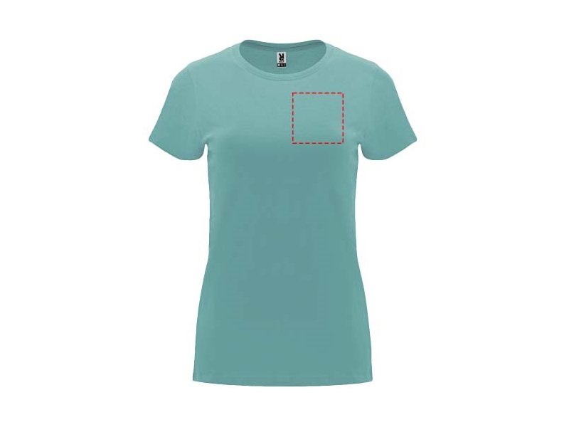 Capri damesshirt met korte mouwen Capri damesshirt met korte mouwen