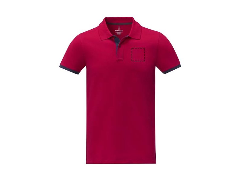 Morgan duotone Heren polo met korte mouwen