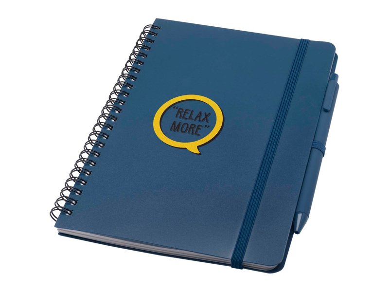 Thalaasa A5 ocean-bound hardcover notitieboek met balpen (zwarte inkt) Thalaasa A5 ocean-bound hardcover notitieboek met balpen (zwarte inkt)