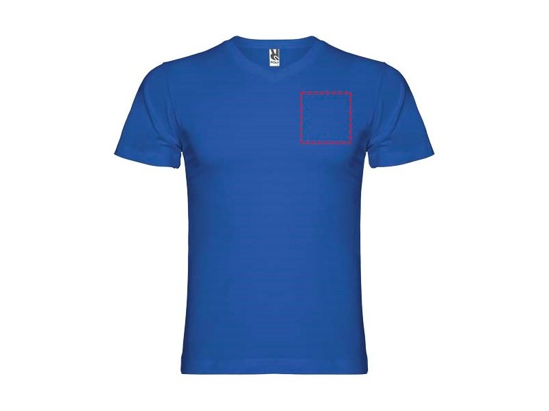 Samoyedo herenshirt met V-hals en korte mouwen Samoyedo herenshirt met V-hals en korte mouwen