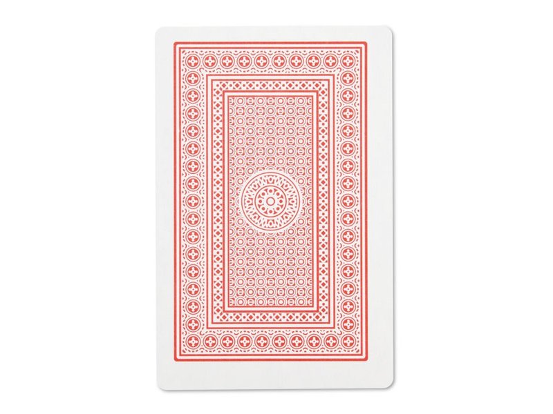 Speelkaarten in blikken doos » Inclusief logo of bedrijfsnaam