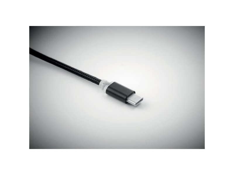 Sleutelhanger met oplaadkabel blauw