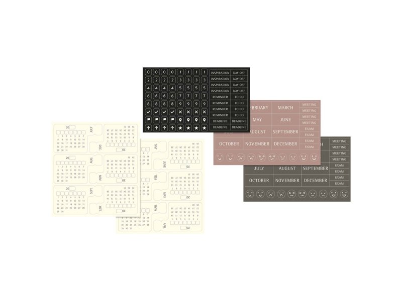 Moleskine ongedateerde weekplanner met harde kaft L