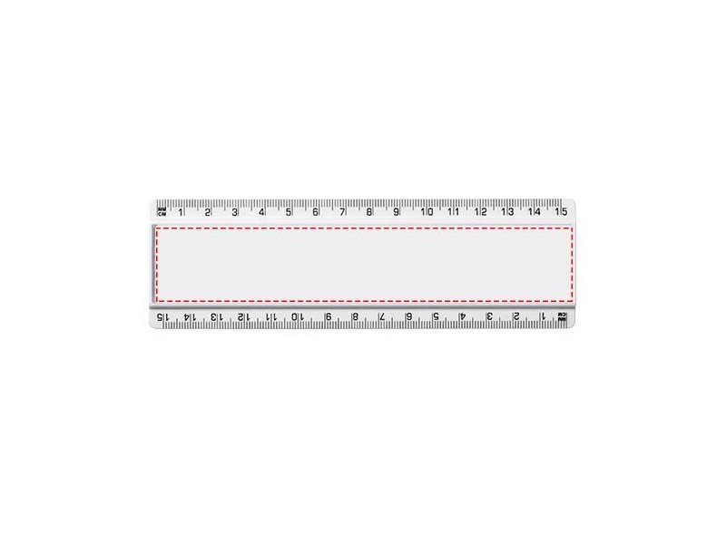 Ellison 15 cm kunststof liniaal met inlay laten bedrukken – Budget promotieartikel | GiftsDirect Ellison 15 cm kunststof liniaal met inlay laten bedrukken – Budget promotieartikel | GiftsDirect