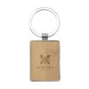 Bamboo Key Rectangle sleutelhanger