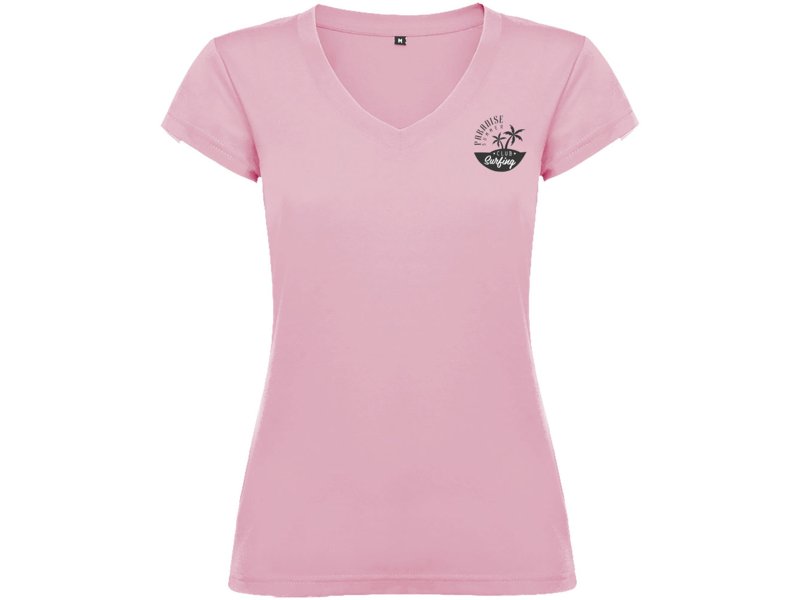 Victoria damesshirt met V-hals en korte mouwen Victoria damesshirt met V-hals en korte mouwen