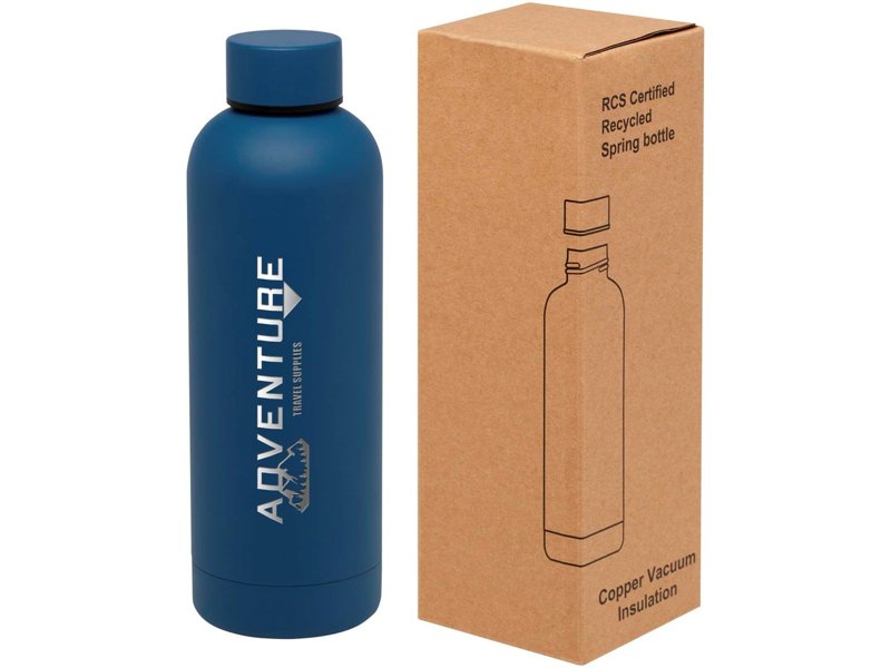 Spring 500 ml RCS-gecertificeerde gerecyclede roestvrijstalen koperen vacuümgeïsoleerde fles
