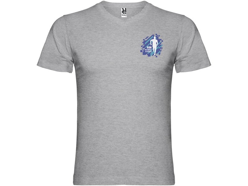 Samoyedo herenshirt met V-hals en korte mouwen Samoyedo herenshirt met V-hals en korte mouwen