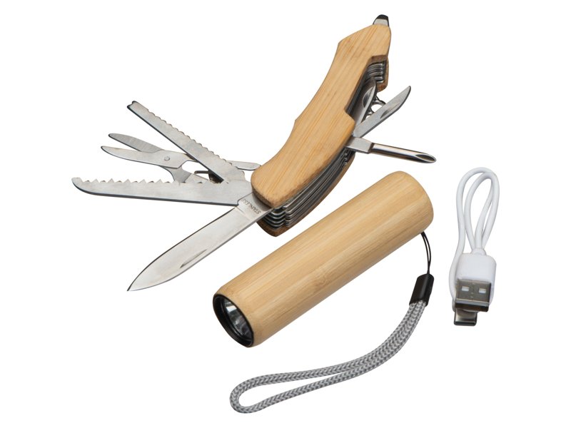 Set zaklamp/mes Oldham