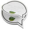 Sticky-Mate® tekstballonvormige gerecyclede sticky notes