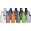 Oregon 400 ml effen waterfles van RCS gecertificeerd gerecycled plastic met karabijnhaak Oregon 400 ml effen waterfles van RCS gecertificeerd gerecycled plastic met karabijnhaak