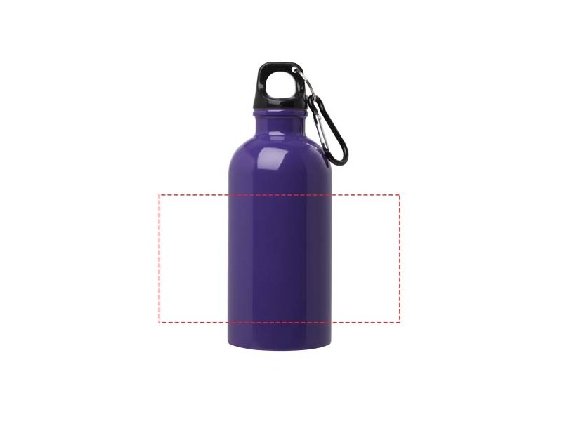 Oregon 400 ml RCS gecertificeerde enkelwandige roestvrijstalen waterfles met karabijnhaak Oregon 400 ml RCS gecertificeerde enkelwandige roestvrijstalen waterfles met karabijnhaak