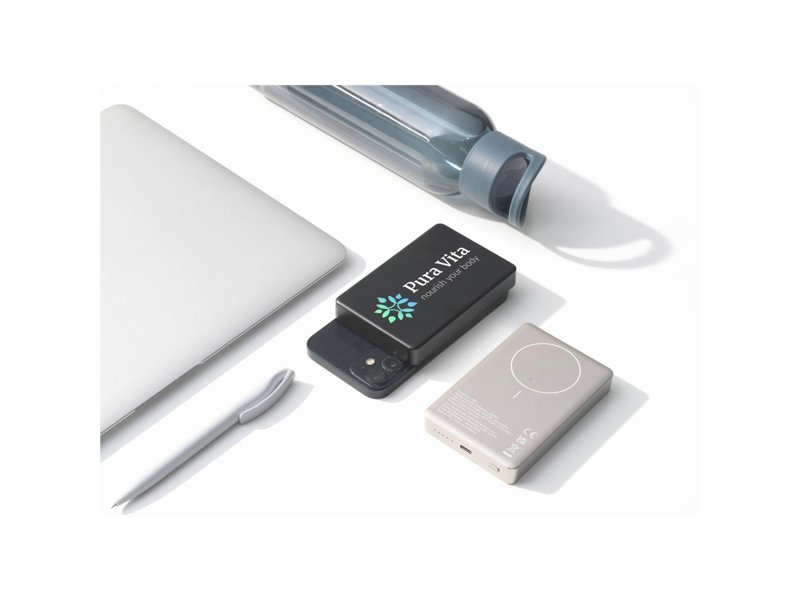 Wireless RCS Recycled Alu Magsafe Powerbank 10000