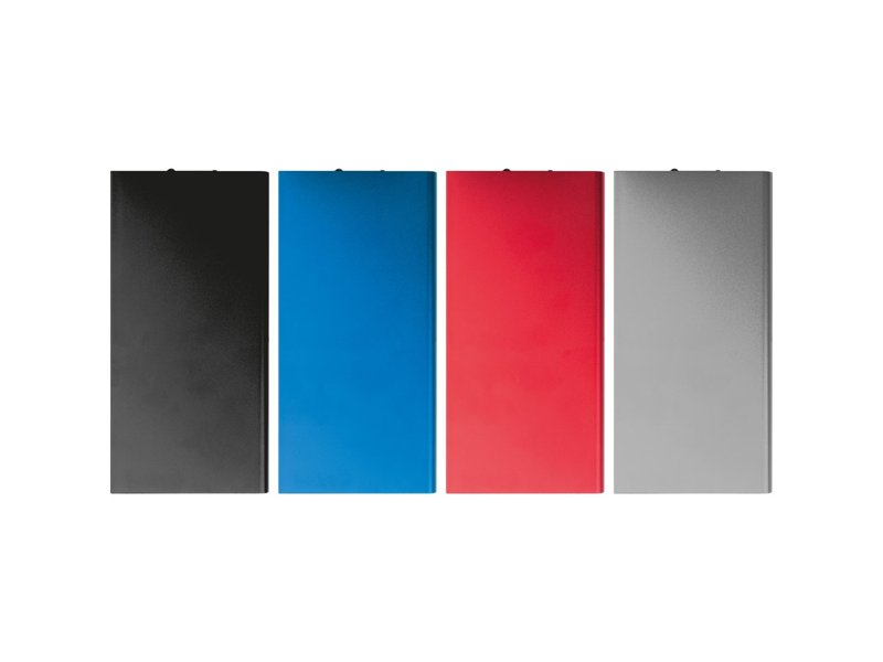 Zakelijke Wolfsberg powerbank 8.000 mAh relatiegeschenk laten bedrukken