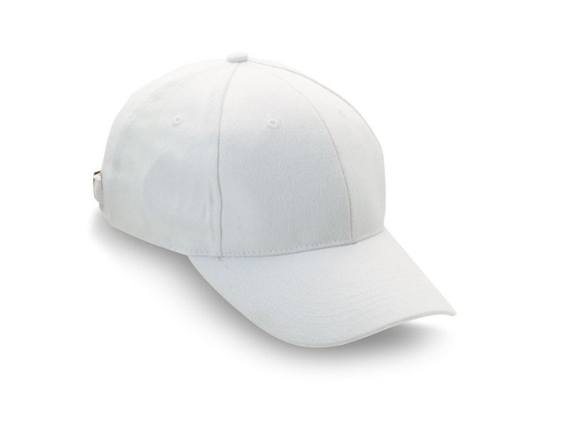 Baseball cap met sluiting beige