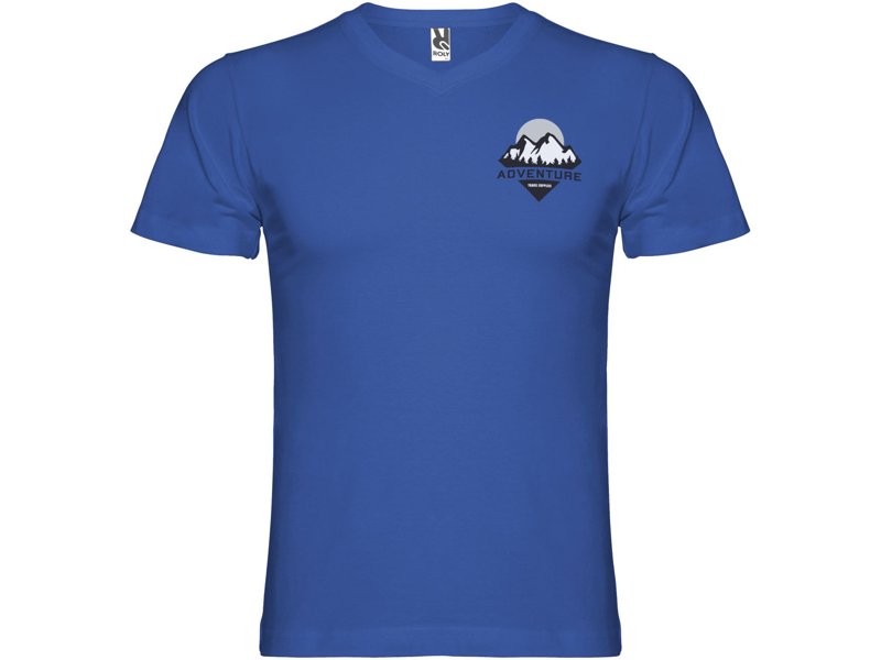 Samoyedo herenshirt met V-hals en korte mouwen Samoyedo herenshirt met V-hals en korte mouwen