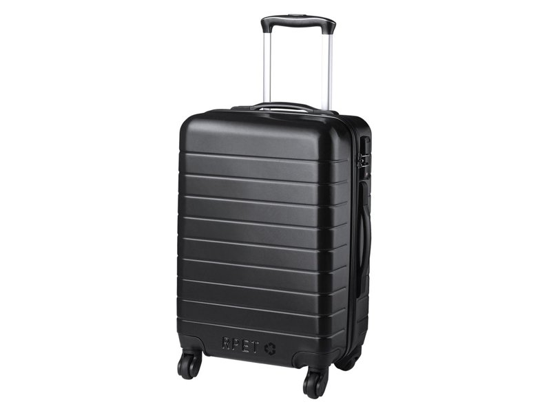 Trolley Dacrux Bedrukken – Duurzame RPET Trolley met TSA Slot Trolley Dacrux Bedrukken – Duurzame RPET Trolley met TSA Slot