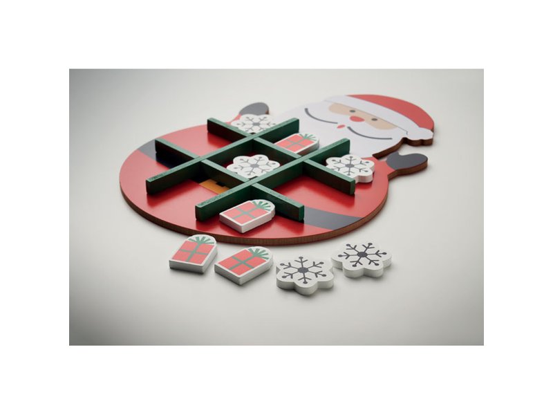 HOHOTOE - Kerstmis houten tic tac toe