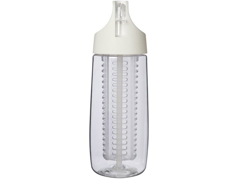 HydroFruit 700 ml drinkfles van gerecycled plastic met klapdeksel en infuser